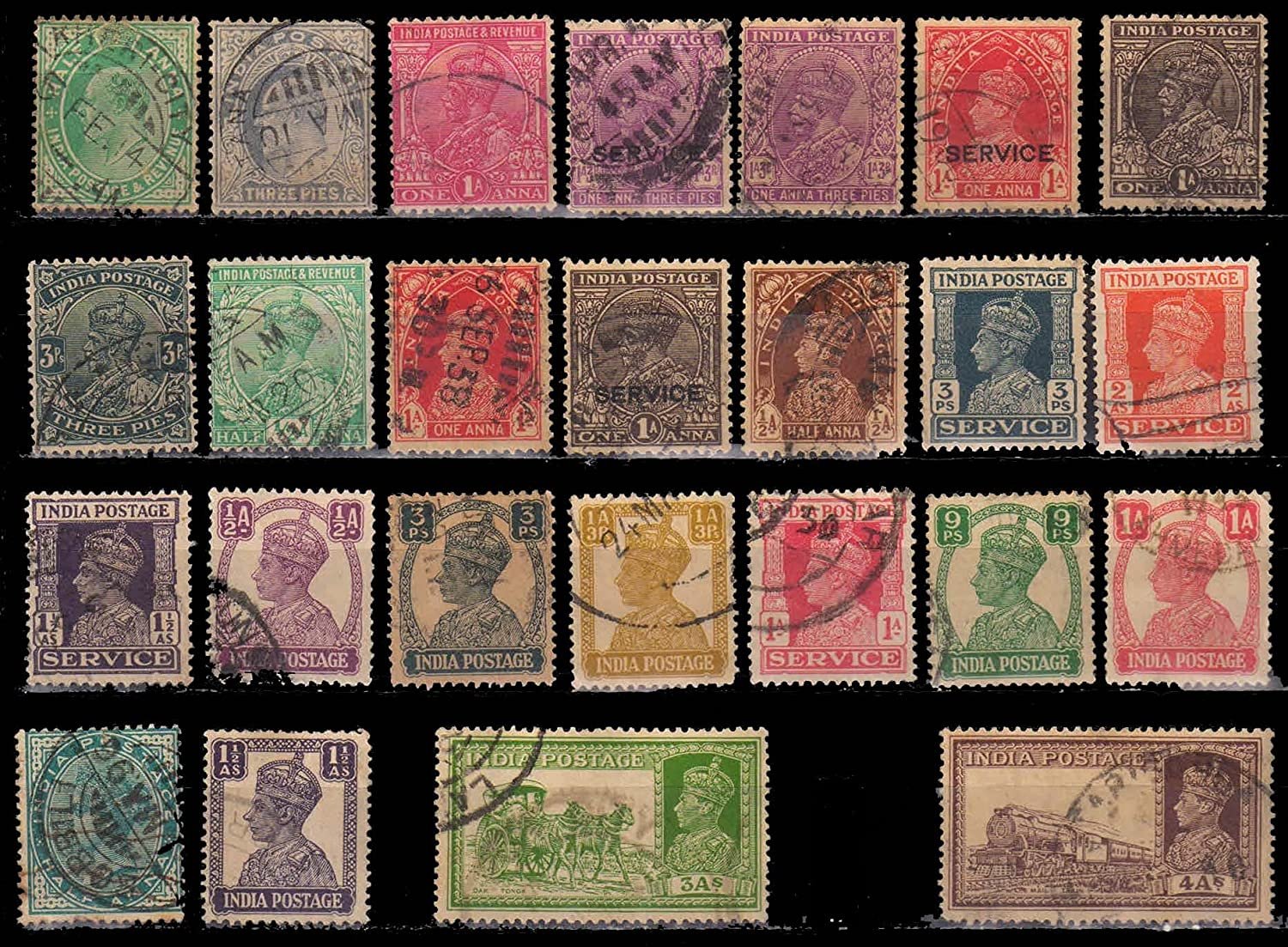 India Pre-Independence (1854-1946) Stamps